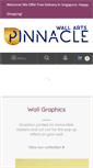 Mobile Screenshot of pinnaclewallarts.com